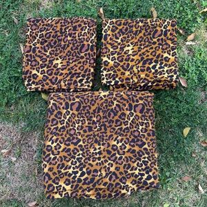 SGI 100% Egyptian Cotton Leopard 3-Piece Sheet Set King Size GUC India